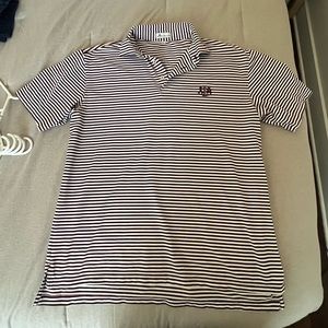 Peter Millar Striped A&M Collared Shirt